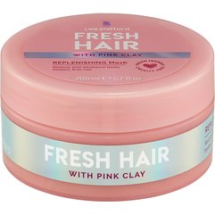 Восстанавливающая маска с розовой глиной Lee Stafford Fresh Hair Replenishing Mask, 200 ml