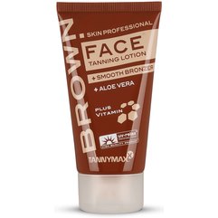 Лосьон для загара лица с легкими бронзантами Tannymaxx Brown Skin Professional Face Tanning Lotion, 50 ml, фото 