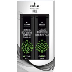 Набор Увлажняющий с маслом каннабиса для поврежденных волос Anagana Duos Set Cannabis Moisturizing For Damaged Hair