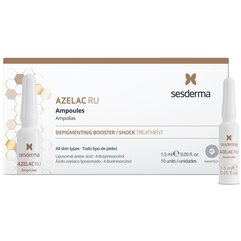 Интенсивная депигментирующая сыворотка с азелаиновой кислотой Sesderma Azelac Ru Depigmenting Ampoules, 10 х 1,5 ml