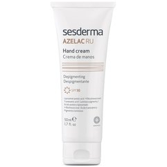 Крем для рук депігментуючий з SPF30 Sesderma Azelac Ru Hand Cream, 50 ml, фото 