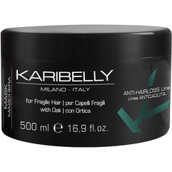 Маска проти випадіння волосся з арнікою та кропивою Karibelly Anti-Hairloss Mask, 500 ml, фото 