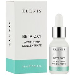 Себорегулююча присушування Elenis Beta Oxy System Acne Stop Concentrate, 15 ml, фото 
