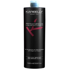 Відновлюючий шампунь для волосся Karibelly Restructuring Shampoo, 1000 ml, фото 