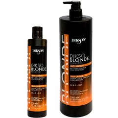 Шампунь-нейтралізатор помаранчевого кольору при знебарвлюванні/освітленні з низьким УГТ Dikson Dikso Blonde Anti-Arancio Shampoo, фото 