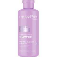 Ежедневный шампунь для осветленных волос Lee Stafford Bleach Blondes Everyday Care Shampoo, 250 ml