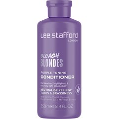 Тонирующий фиолетовый кондиционер для осветленных волос Lee Stafford Bleach Blondes Purple Toning Conditioner, 250 ml