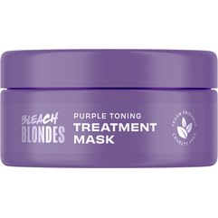 Маска від жовтизни освітленого волосся Lee Stafford Bleach Blondes Purple Toning Treatment Mask, 200 ml, фото 