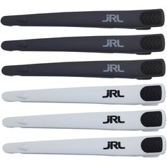 Зажими JRL чорно-білі JRL-HC01, 6шт, фото 
