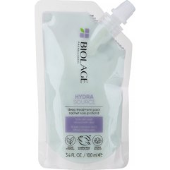 Маска для увлажнения сухих волос Biolage Hydrasource Deep Treatment Pack Hair Mask For Dry Hair, 100 ml
