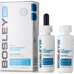 Раствор с миноксидилом 5% для восстановления роста волос у мужчин Bosley Hair Regrowth Treatment Minoxidil 5% Topical Solution, 2x60 ml