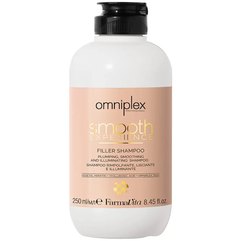 Питательный шампунь для разглаживания и восстановления волос Farmavita Omniplex Smooth Experience Filler Shampoo, 250 ml