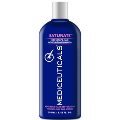 Зволожуючий шампунь проти випадіння та стоншення волосся у жінок Mediceuticals Saturate Dry Scalp Hair Moisturizing Shampoo, фото 