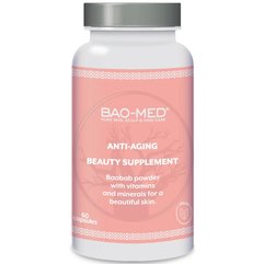 Біологічно активна добавка Анті-Ейдж Mediceuticals Bao-Med Beauty Supplement Anti-Aging, 60 caps, фото 