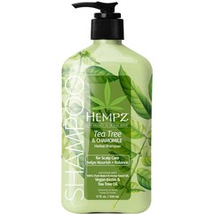 Шампунь для догляду за шкірою голови з чайним деревом і ромашкою Hempz Tree and Chamomile Shampoo, фото 