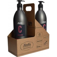Набор Шампунь и Бальзам для окрашенных волос с поршнями Mirella Professional C Colore Kit