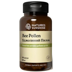 NSP Bee Pollen Бджолиний пилок, 100 капсул по 550 мг, фото 