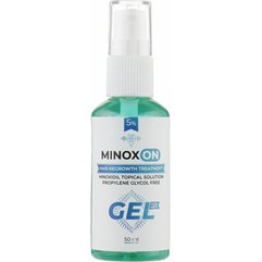 Гель мужской для роста волос без пропиленгликоля Minoxon Gel Minoxidil 5%, 50 ml