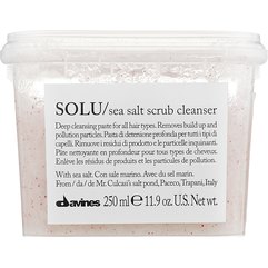 Очищувальна паста-скраб з морською сіллю Davines Solu Sea Salt Scrub Cleanser, 250ml, фото 