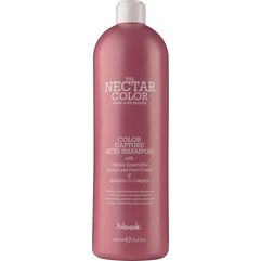 Закрепляющий шампунь после окрашивания Nook Nectar Color Capture Acid Shampoo, 1000 ml