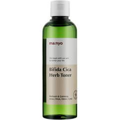 Тонер успокаивающий с комплексом центеллы и бифидобактериями Manyo Bifida Cica Herb Toner, 210 ml