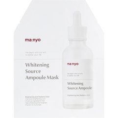 Маска тканинна проти пігментації Manyo Whitening Source Ampoule Mask, 1 ea, фото 
