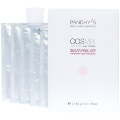 Pandhy's CosMix Sugar Peel-Off Цукрово-альгінатна маска, 5 шт х 50 г, фото 