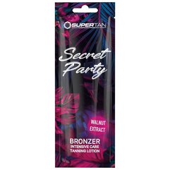 Бронзатор для солярия с экстрактом грецкого ореха SuperTan Secret Party