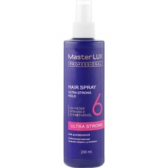 Лак для волосся ультрасильна фіксація Master Lux Professional Ultra Strong Hair Spray, фото 