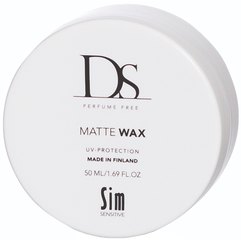 Матовий віск для волосся Sim Sensitive DS Matte Wax, 50 ml, фото 