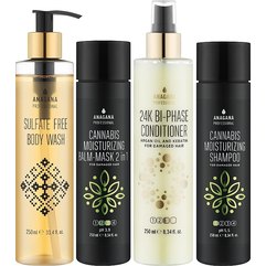 Набор 4 You Увлажняющий с маслом каннабиса Anagana 4 You Cannabis Moisturizing Kit, 4x250 ml