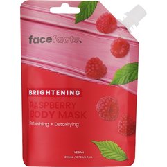 Осветительная грязевая маска для тела Малина Face Facts Body Mud Mask Brightening Raspberry, 200 ml