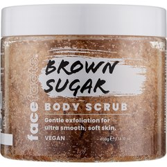 Скраб для тіла Коричневий цукор Face Facts Body Scrubs Brown Sugar, 400 g, фото 