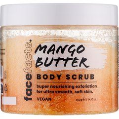 Скраб для тіла Мангове масло Face Facts Body Scrubs Mango Butter, 400 g, фото 