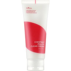 Крем ексфоліюючий з PHA кислотою Isntree Chestnut PHA 5% Clear Cream, 100 ml, фото 