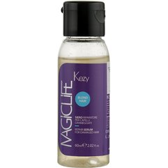 Відновлююча змивна сироватка для пошкодженого волосся Kezy Magic Life Energizing Repair Serum, 60 ml, фото 