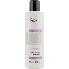 Реструктурирующий шампунь с кератином Kezy My Therapy Remedy Restructuring Shampoo