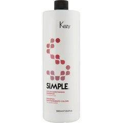 Шампунь для підтримки кольору фарбованого волосся Kezy Simple Color Maintaining Shampoo, 1000 ml, фото 