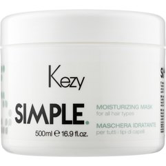 Зволожуюча маска для волосся Kezy Simple Moisturizing Mask, 500 ml, фото 