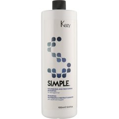 Шампунь для живлення пошкодженого волосся Kezy Simple Nourishing and Restoring Shampoo, 1000 ml, фото 
