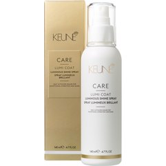 Спрей-блиск для зволоження та відновлення волосся Keune Care Lumi Coat Luminous Shine Spray, 140 ml, фото 