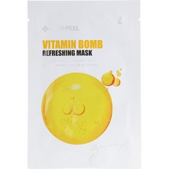 Маска тканинна освіжаюча з вітамінами Medi-Peel Vitamin Bomb Refreshing Mask, 1 ea, фото 
