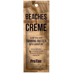 Кремовое масло для темного загара в солярии Pro Tan Beaches and Creme Ultra Rich Dark Tanning Butter