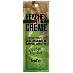 Ультра насыщенный темный гель для загара в солярии Pro Tan Beaches and Creme Dark Tanning Gelee