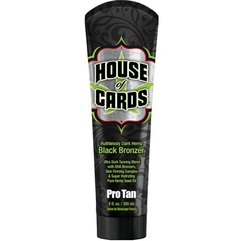 Лосьон для загара в солярии для мужчин Pro Tan House of Cards Dark Hemp Black Bronzer