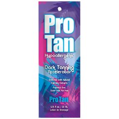 Натуральний прискорювач засмаги для солярію Pro Tan Hypoallergenic Dark Tanning Accelerator, 22 ml, фото 