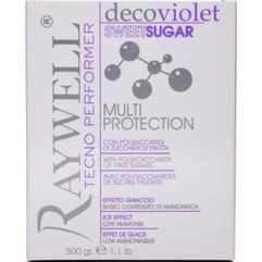 Фиолетовая пудра для обесцвечивания волос Raywell Deco Violet Sweet Sugar, 500 g