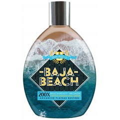 Крем для солярію з бронзантами та захистом тату 200X Tan Asz U Baja Beach Beach-Ready Bronzer, 400 ml, фото 