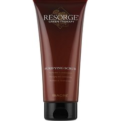 Очищаючий скраб Пурифінг для шкіри голови для всіх типів волосся та від лупи Biacre Resorge Green Therapy Purifying Scrub, 200 ml, фото 