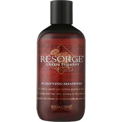 Очищаючий шампунь Пурифінг для жирної шкіри голови та від лупи Biacre Resorge Green Therapy Purifying Shampoo, 250 ml, фото 